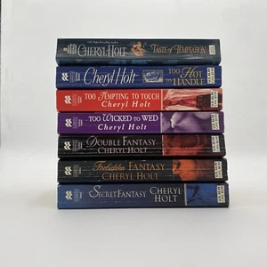 ENGLISH REGENCY Historical Romance Book Lot 7 PB CHERYL HOLT Erotic Love - Picture 1 of 22