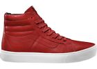 Vans Ankle Shoe Leather Shoe Skate Shoes Red Sk8-hi Cup Leather
