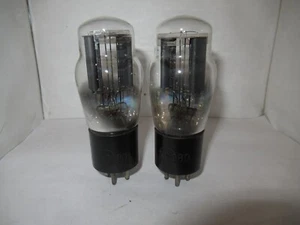 2 RCA #80 TUBES - TV-7/U TESTED - MATCHED CODES - ENGRAVED BASES - Picture 1 of 6