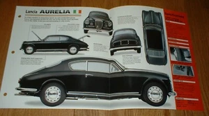 Lancia Aurelia B20 GT 1954 hoja de especificaciones folleto foto información folleto 51 - Imagen 1 de 1