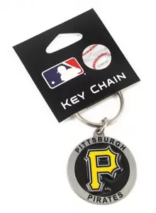 Pittsburgh Pirates 3-D Metal Key Chain MLB Licensed Baseball (Round) - Picture 1 of 3