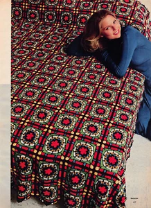 Medieval Vintage Stained Glass Afghan Crochet Pattern - Picture 1 of 2