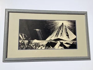 Charles Perry Weimer Original Mixed Media "Industrial Revolution" - Picture 1 of 14