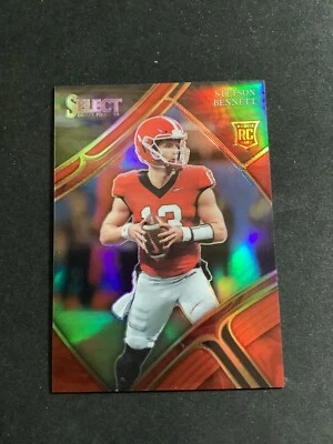 2023 Select DP Stetson Bennett RC Red Prizm #/149 Georgia Rams #125 - Image 1 of 2