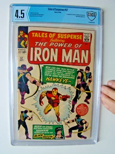 Tales of Suspense #57 Iron Man 1st App Origin Hawkeye 1964 Not CGC 4.5 VG+ - Bild 1 von 3