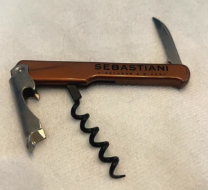 Sebastiani Qualitäts Korkenzieher Kellner Wein Schlüssel Öffner - Bild 1 von 5