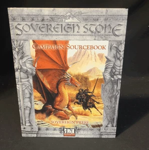 Libro de Recursos de la Campaña Sovereign Stone Fantasía D20 RPG Juego de Rol - Imagen 1 de 3