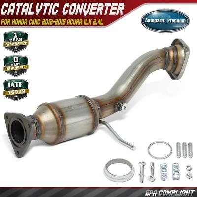 Convertidor catalítico trasero para Honda Civic 2012-2015 Acura ILX 2013-2015 L4 2,4 L Foto 1 de 4