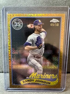 RANDY JOHNSON 2024 TOPPS UPDATE #T89CU-90 Gold MOJO 1989 CHROME /50 MARINERS - Picture 1 of 1