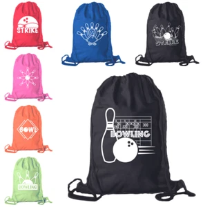 Borsa da bowling con coulisse |Borse da bowling in cotone per campionati e feste! - Foto 1 di 8