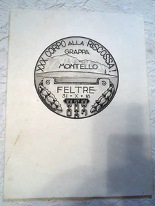 ww1 regio esercito grande guerra grappa montello feltre corpo d armata arditi - Foto 1 di 2