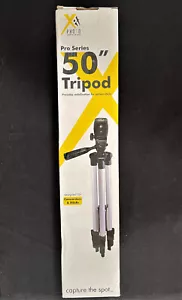 PHOTO Pro Series 50" Aluminum Tripod for Camcorders & DSLRs with case New NOS - Picture 1 of 9