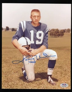 Johnny Unitas Auto Autograph 8X10 PSA/DNA Certified COLTS - Picture 1 of 2