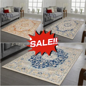 RUGSCITY CASHMERE LARGE RUGS FOR LIVING ROOM ON CARPET BEDROOM KITCHEN RUNNERS - Picture 1 of 12