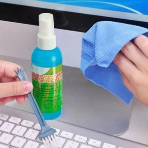 Screen Cleaning Set For LCD LED Plasma TV/Tablet/Laptop/Computer Clean100m S3C8 - Photo 1/11