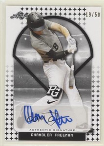 2018 Leaf Perfect Game National Showcase Black /50 Chandler Freeman #BA-CF1 Auto