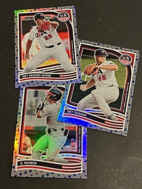 2024 panini USA Baseball Stars & Stripes Parallel Blue Star You Pick BX017 - Image 1 of 1