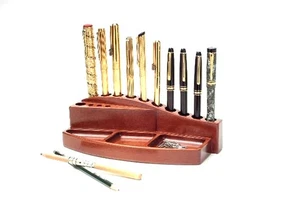 Luxus Stiftehalter aus Holz Stiftebutler Stiftebox Stifteköcher Pen Holder Neu - Bild 1 von 7