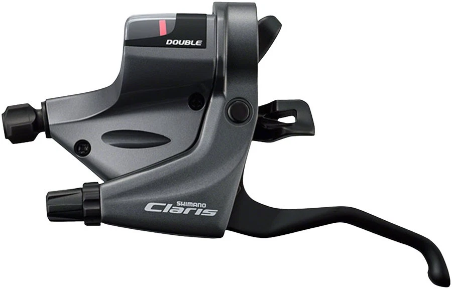 Palanca de cambio/freno de barra plana Shimano Claris RS200 - 2 velocidades Rapidfire Plus, Foto 1 de 1