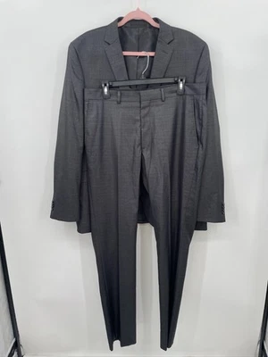 Kenneth Cole Men's Gray Techni-Cole Jacket and Pants Suit Set Of 2 44L 34x34 - Image 1 of 4