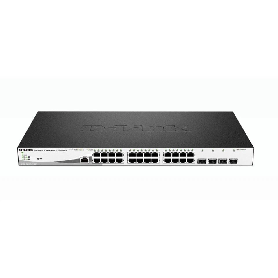 D-Link DGS-1210-28MP 28-port Gigabit Smart PoE Switch with 4 SFP Ports - Image 1 of 1