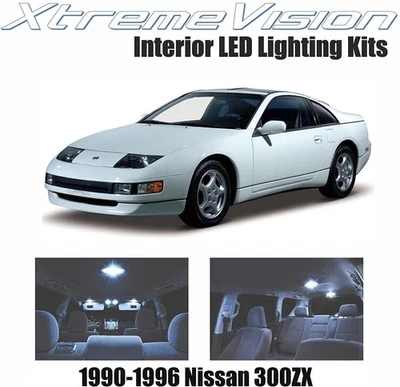 Xtremevision Interior LED for Nissan 300ZX 1990-1996 (3 Pieces) Cool White... - Image 1 of 4