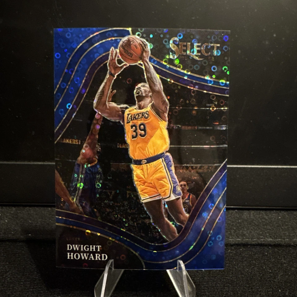 2021-22 Panini Select Courtside Dwight Howard #252 Blue Disco Prizm /25 - Image 1 of 4