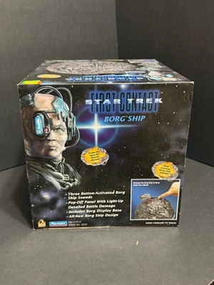 1996 Playmates COLLECTORS SERIES STAR TREK First Contact BORG SHIP UNOPENED BOX  - Image 1 of 4