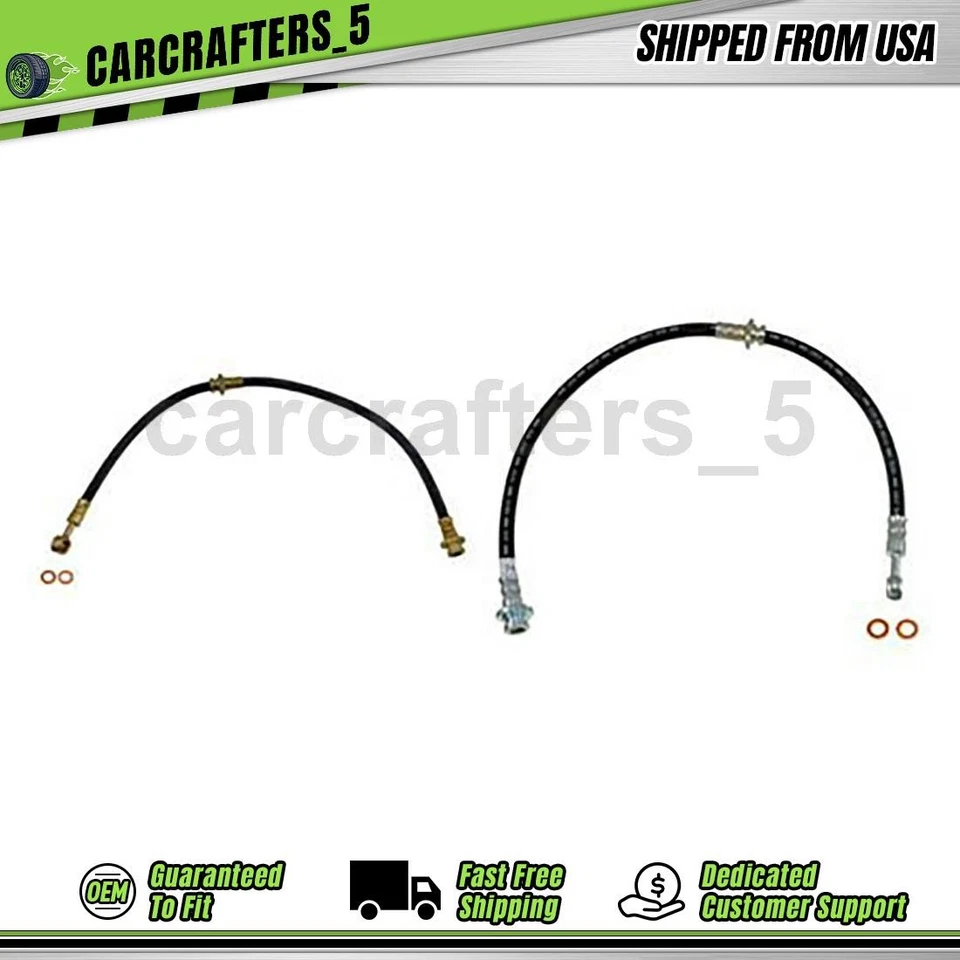 2 mangueras hidráulicas de freno trasero para 1999 2000 2001 2002 INFINITI G20 2,0 L Foto 1 de 4