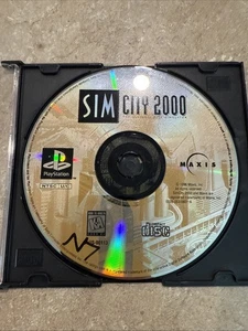 SimCity 2000 (Sony PlayStation 1, 1996) getestet und funktionsfähig - Bild 1 von 9