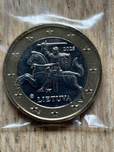 1 Euro Münze Lietuva Litauen 2025 UNC Selten - Bild 1 von 1