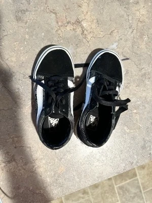 Vans Niños Off The Wall 721356 Negro Zapatos Informales Tenis Talla 12 Foto 1 de 4