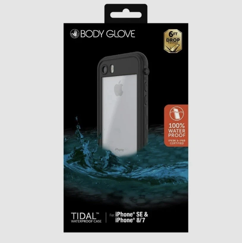 Tidal Body Glove Waterproof Case for iPhone SE & iPhone 8/7- BRAND NEW IN BOX - Image 1 of 1