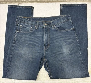 Jeans LEVI'S Tg 33x30 505 Vestibilità Classica Gamba Dritta Elasticizzato Denim Med. Lavaggio • Ottime condizioni!! - Foto 1 di 7