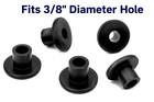3/8" Hole Push-In Rubber Bushings 1/4" ID x 3/4" OD Powersports Wiring ATV UTV