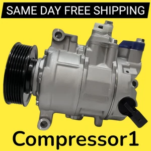 AC Compressor For Audi A4 A5 Q5 2.0L 2010 2011 2012 2013 2014 2015 2016 2017 - Picture 1 of 3