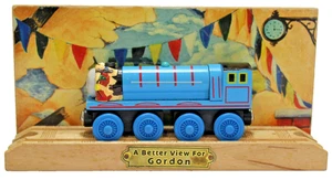 Gordon Thomas & Friends Wooden Railway Train Limited Ed. Better View for Gordon - Foto 1 di 24