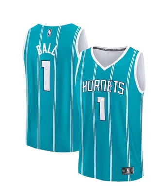 NUEVO con etiquetas Jersey Charlotte Hornets LaMelo Ball Teal Fast Break - Edición Icono Foto 1 de 4