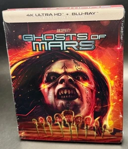 GHOSTS OF MARS SHOUT! EXCLUSIVE 4K ULTRA HD BLU-RAY STEELBOOK **NEW & SEALED!** - Picture 1 of 18