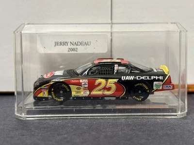 2002 Jerry Nadeau UAW-Delphi #25 1/64 Nascar Diecast Autographed (In Case) - Image 1 of 4