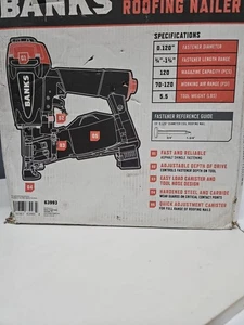 BANKS ROOFING NAILER 63993 Full Roun Head - Picture 1 of 5
