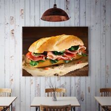 Yummy Sandwich Art Paintings Prints Canvas Poster Home Ornaments Gift ZS1