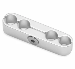 BikeMaster 4 Line Cable Clamp/Organizer - Chrome 152471 - Picture 1 of 1