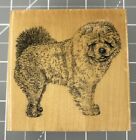 Chow Chow Stamp Gallery Duluth GA Dog Breed Wood mounted Rubber Stamp 