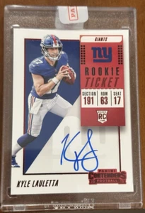 2018 Kyle Lauletta Contenders RC AUTO FOTL RED ZONE SP Redemption only Encased - Picture 1 of 2