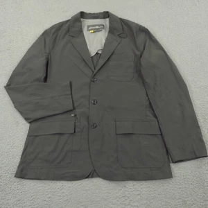 Eddie Bauer Jacket Mens 44R Charcoal Travex Ultimate Voyager Travel Blazer Coat - Picture 1 of 19