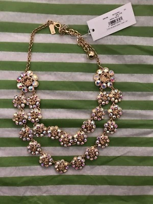Kate Spade Crystal Trellis Short Necklace - Image 1 of 4
