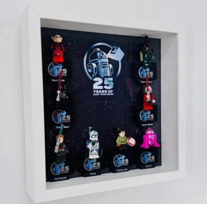 Display Frame case for Lego 25th Star Wars Anniversary 8 Minifigures 27cm - Picture 1 of 23