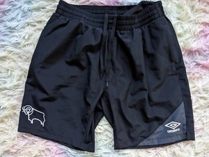 Derby County Umbro Football Shorts Size Youth XLB - Picture 1 of 3