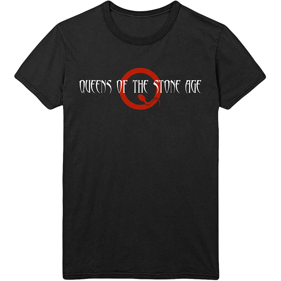 Queens Of The Stone Age - Text Logo - Black t-shirt - Image 1 of 1
